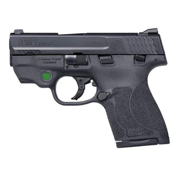 M&P Shield With Integrated Crimson Trace Green