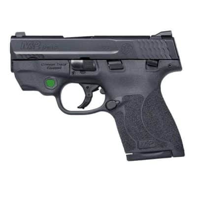 M&P Shield With Integrated Crimson Trace Green