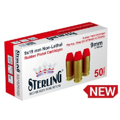 Sterling Rubber 9MM Ammo Single